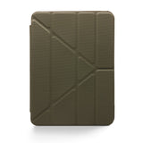 Trunk iPad Pro 11" (2025 / 2024) Origami Flip Deksel - Dark Olive