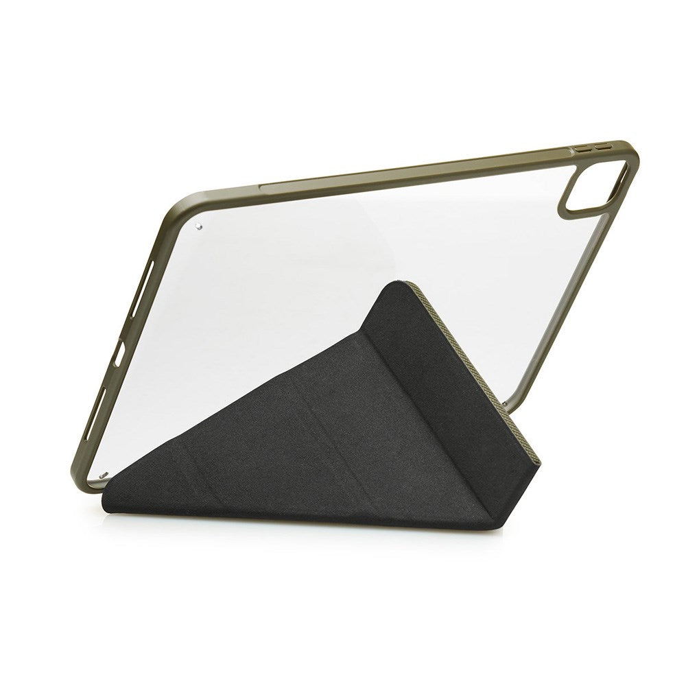 Trunk iPad Pro 11" (2025 / 2024) Origami Flip Deksel - Dark Olive