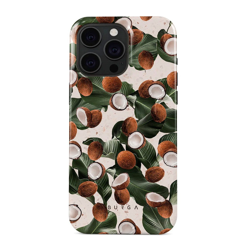 Burga iPhone 15 Pro Tough Fashion Deksel - Coconut Crush