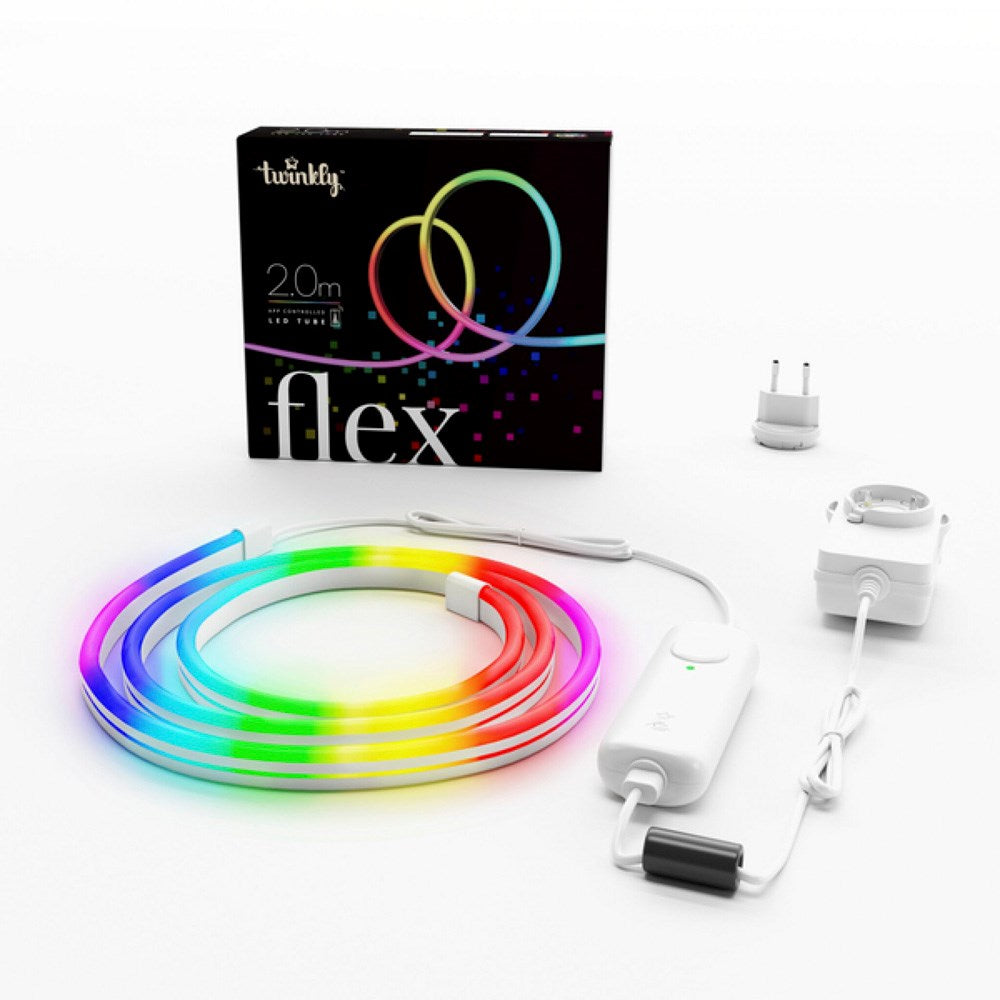 Twinkly 200-Led RGB Flex 2m - Hvit ledning