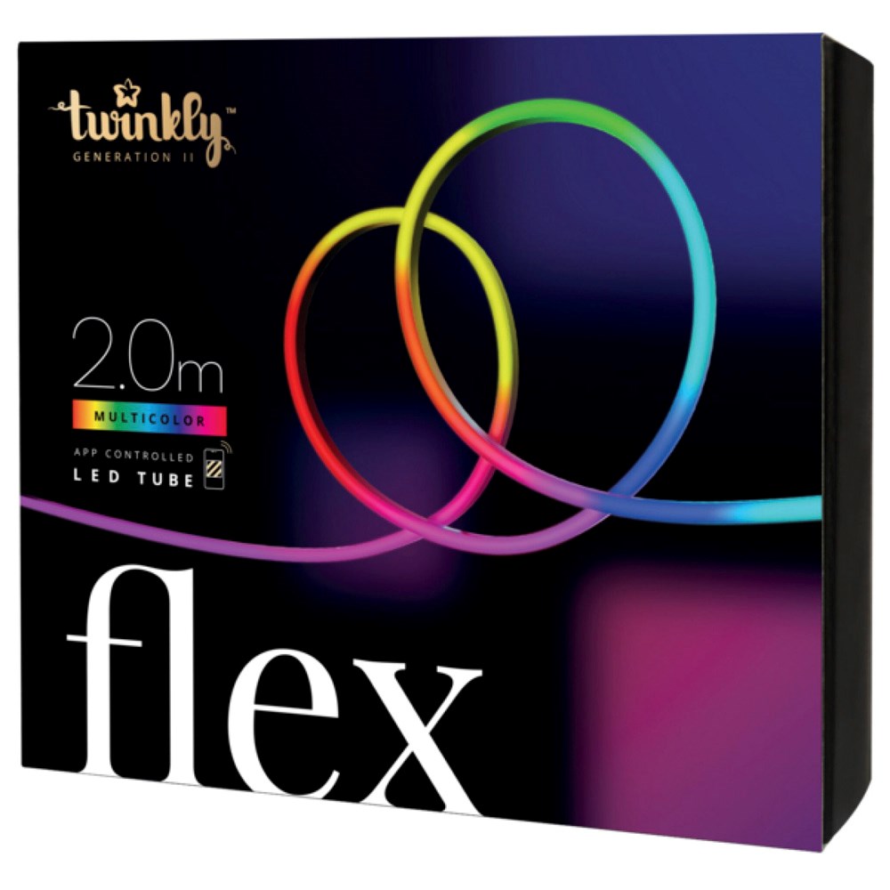 Twinkly 200-Led RGB Flex 2m - Hvit ledning