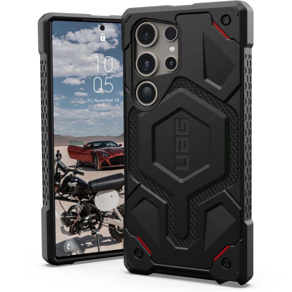 Samsung Galaxy S24 Ultra UAG MONARCH Series Deksel - Kevlar Black