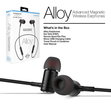 Naztech Alloy Trådløst In-Ear Headset - Svart