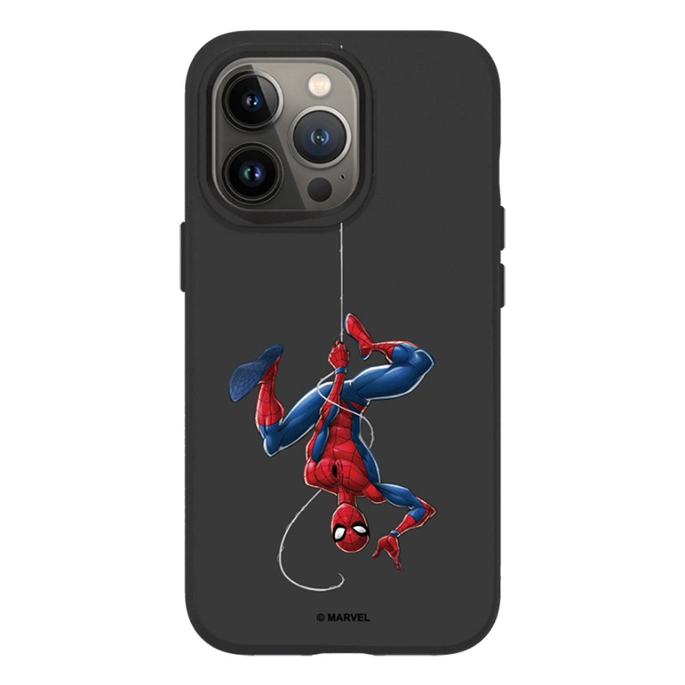 iPhone 13 Pro RhinoShield SolidSuit Håndverker Deksel med Marvel - Spider-man Upside Down