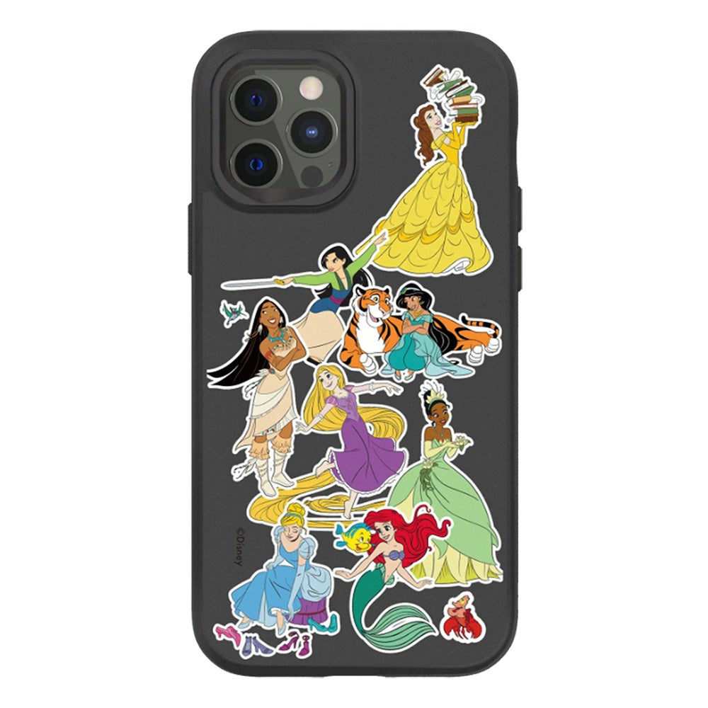 iPhone 12 / 12 Pro RhinoShield SolidSuit Håndverker Deksel med Disney Princess - Princesses