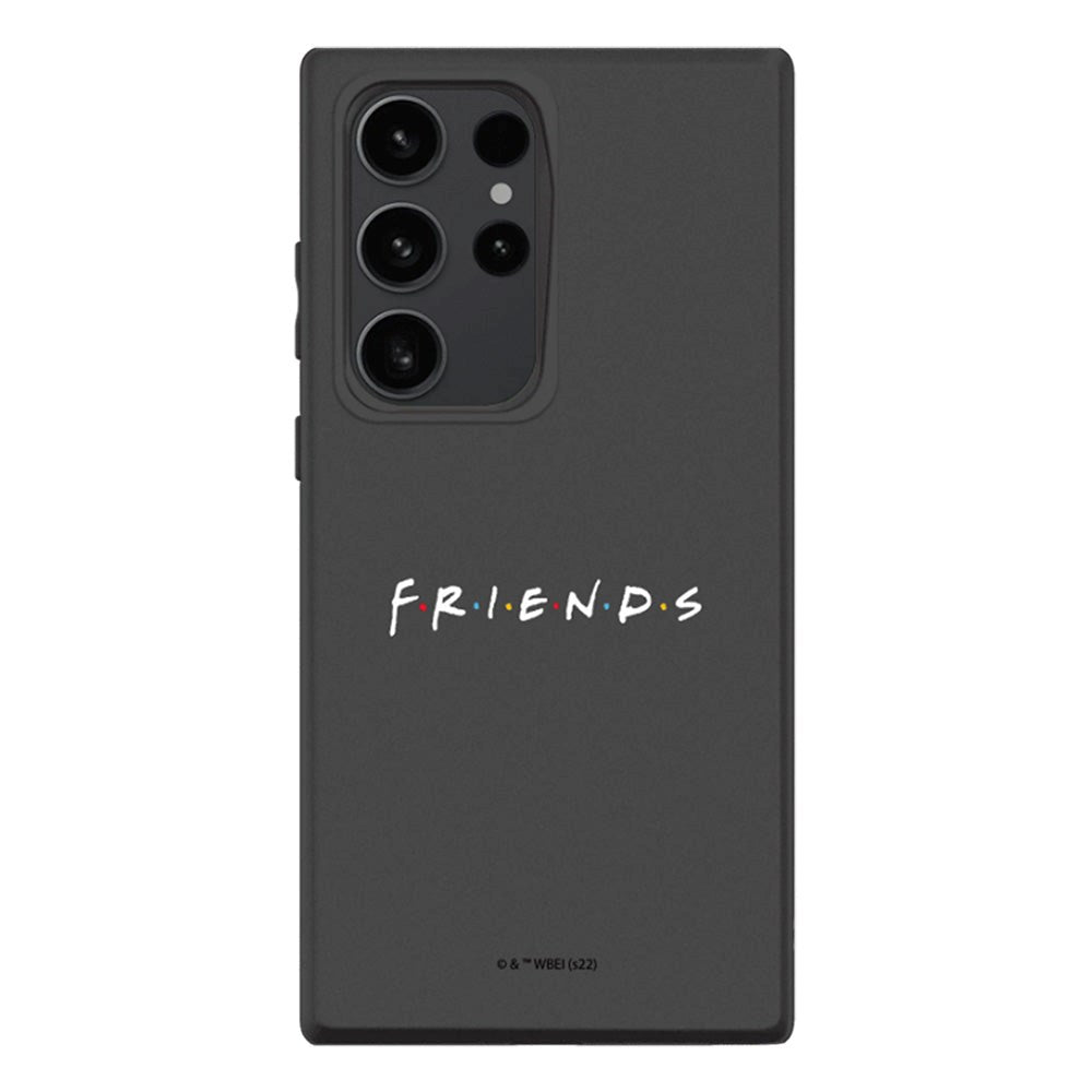 Samsung Galaxy S23 Ultra RhinoShield SolidSuit Håndverker Deksel med Friends - White Friends Logo