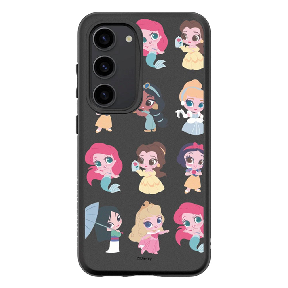 Samsung Galaxy S23 RhinoShield SolidSuit Håndverker Deksel med Disney Princess - Chibi Style