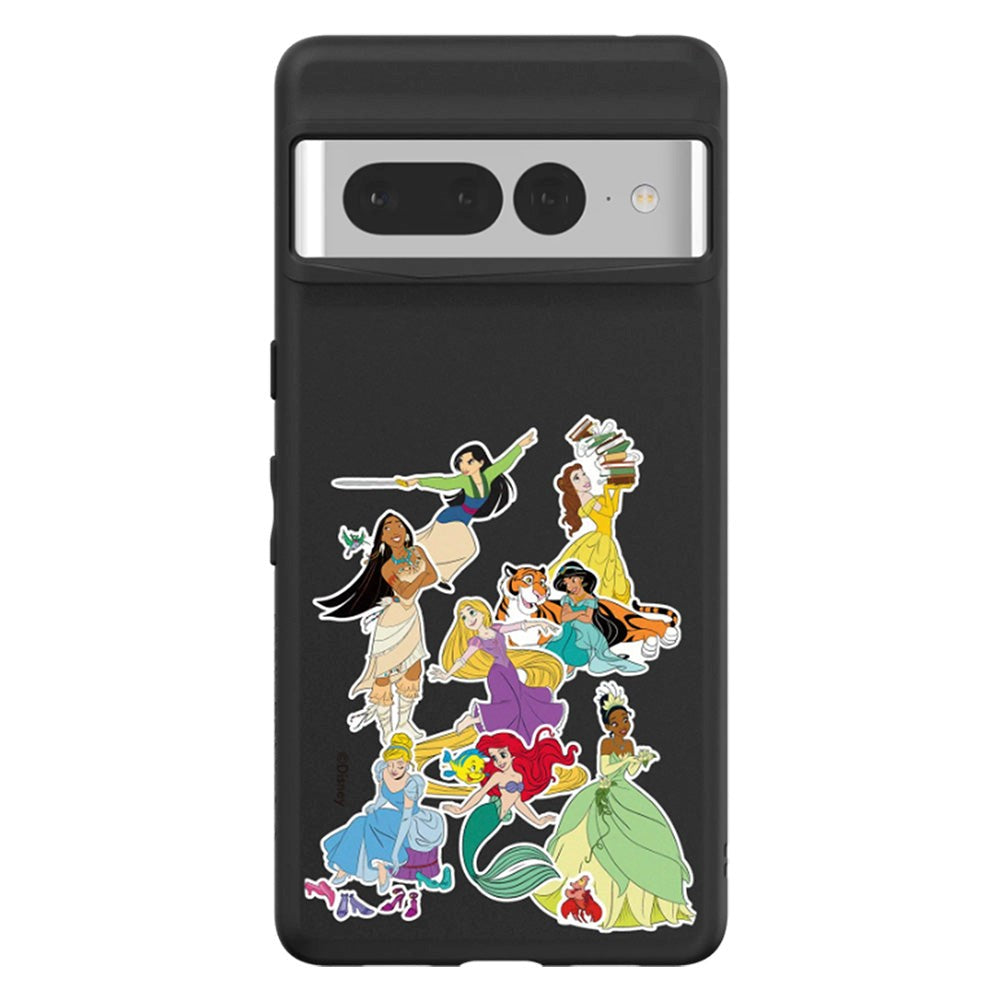 Google Pixel 7 Pro RhinoShield SolidSuit Håndverker Deksel med Disney Princess - Princesses