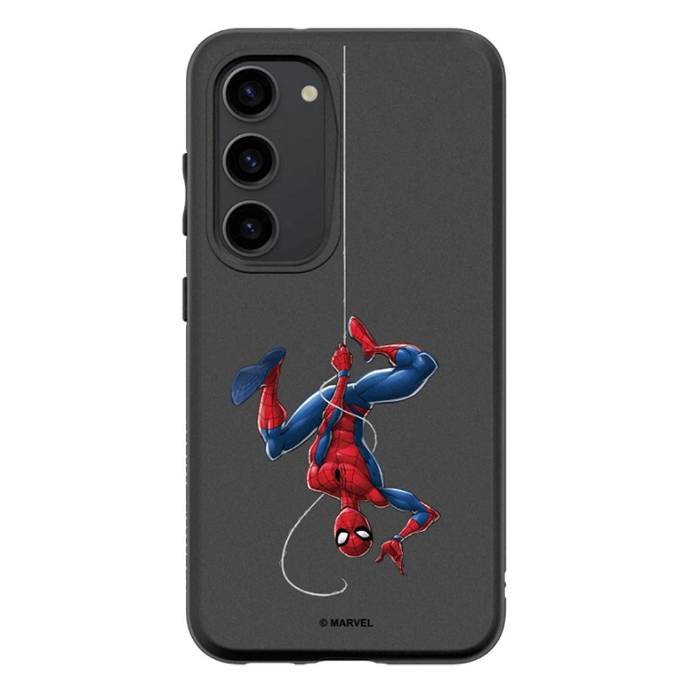 Samsung Galaxy S23 RhinoShield SolidSuit Håndverker Deksel med Marvel - Spider-man Upside Down