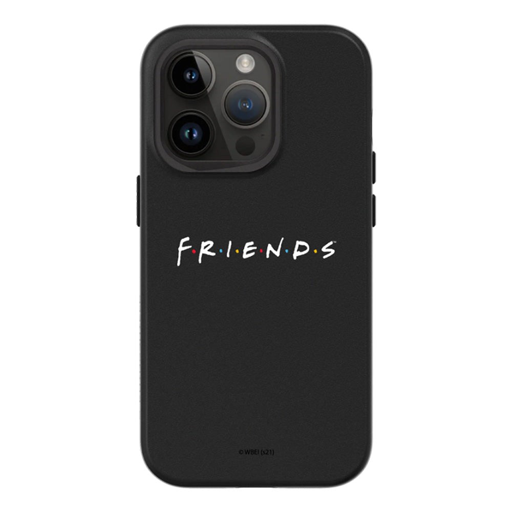 iPhone 14 Pro RhinoShield SolidSuit Håndverker Deksel med Friends - White Friends Logo