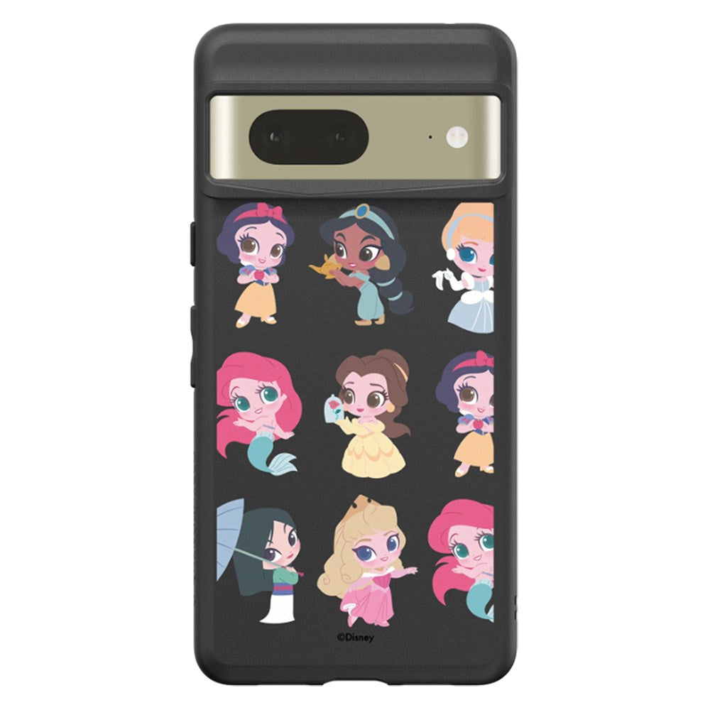 Google Pixel 7 RhinoShield SolidSuit Håndverker Deksel m. Disney Princess - Chibi Style