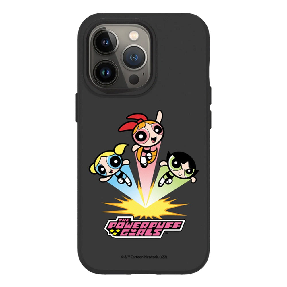 iPhone 13 Pro RhinoShield SolidSuit Håndverker Deksel med The Powerpuff Girls - Fly High