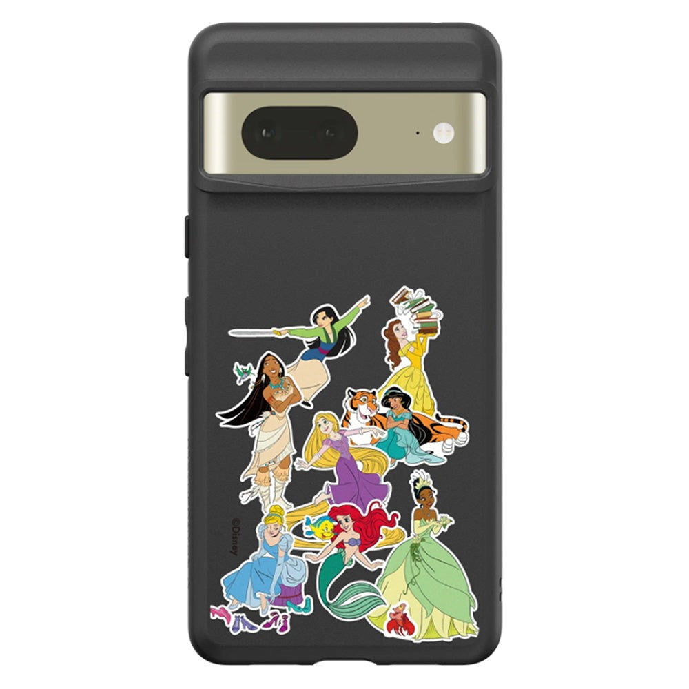 Google Pixel 7 RhinoShield SolidSuit Håndverker Deksel m. Disney Princess - Princesses