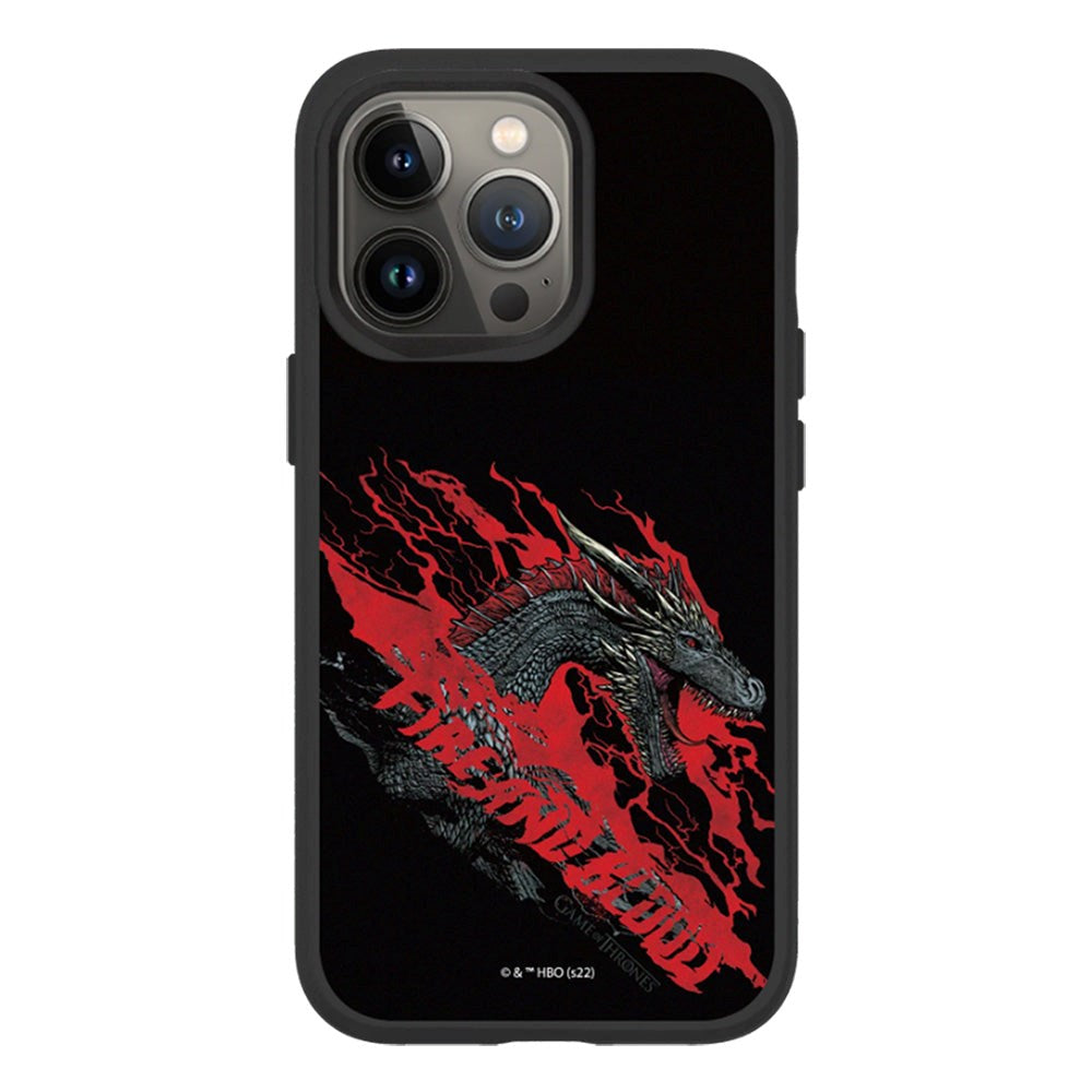 iPhone 13 Pro RhinoShield SolidSuit Håndverker Deksel med Game of Thrones - Dragon Fire & Blood