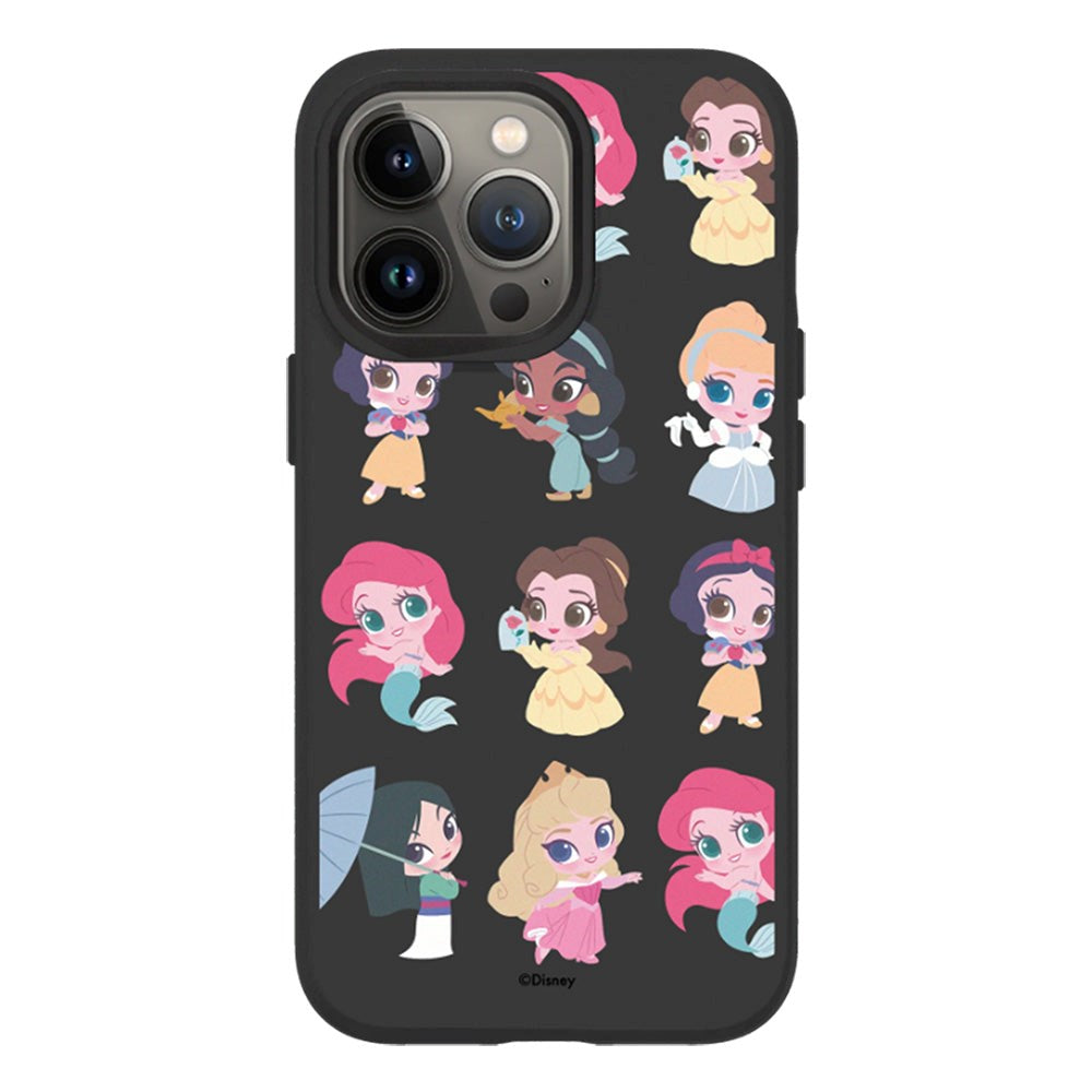 iPhone 13 Pro RhinoShield SolidSuit Håndverker Deksel med Disney Princess - Chibi Style