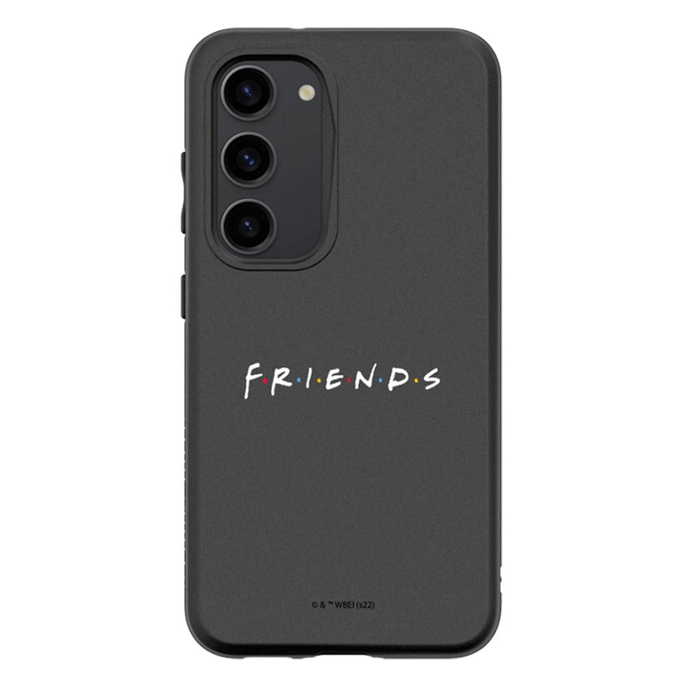 Samsung Galaxy S23 RhinoShield SolidSuit Håndverker Deksel med Friends - White Friends Logo