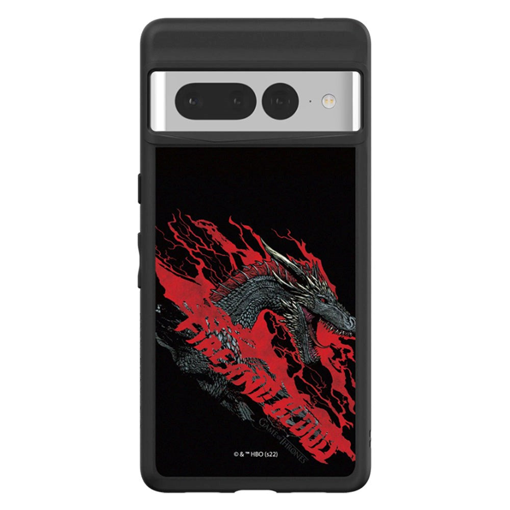 Google Pixel 7 Pro RhinoShield SolidSuit Håndverker Deksel med Game Of Thrones - Dragon Fire & Blood