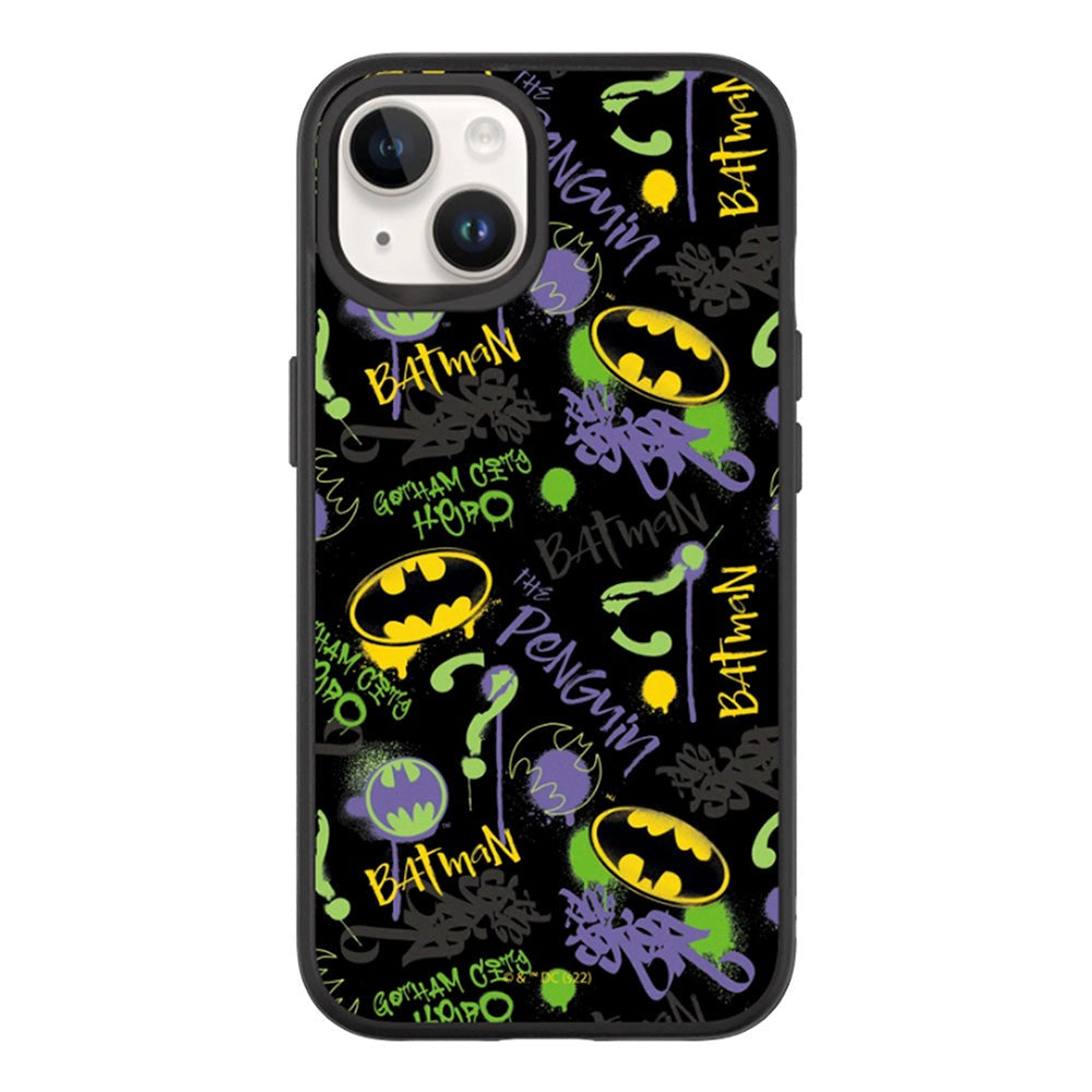 iPhone 14 / 13 RhinoShield SolidSuit Håndverker Deksel med Batman - Supervillains & Batman