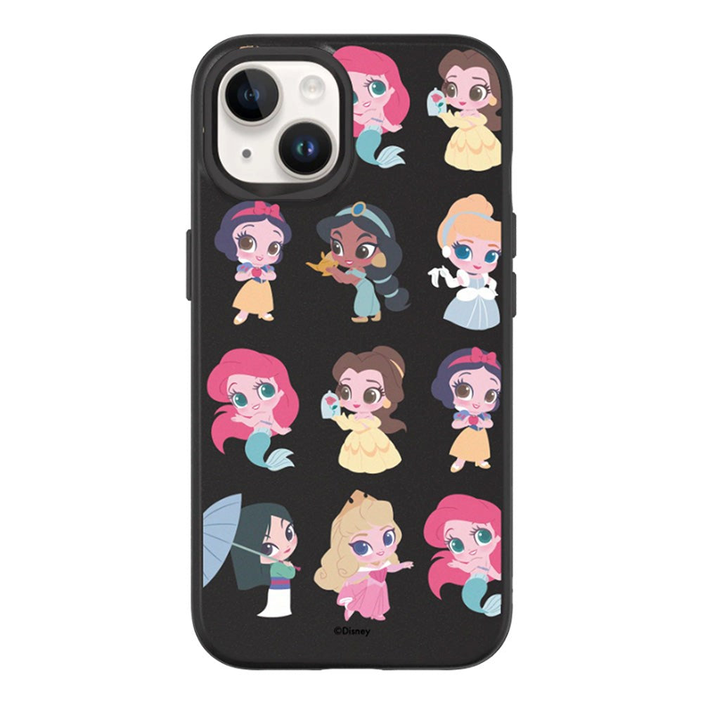 iPhone 14 / 13 RhinoShield SolidSuit Håndverker Deksel med Disney Princess - Chibi Style