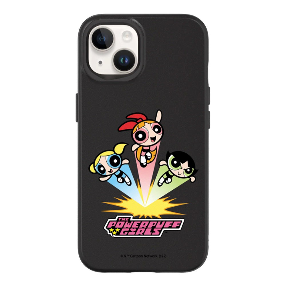 iPhone 14 / 13 RhinoShield SolidSuit Håndverker Deksel med The Powerpuff Girls - Fly High