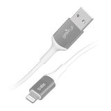 SBS x GREEN_E USB-A til Lightning-kabel 30W med Resirkuleringssett - 1.2 m - Hvit