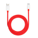 Original OnePlus USB-A til USB-C 10A Data- og Ladekabel 1m - Rød