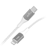 SBS x GREEN_E USB-C til Lightning-kabel 30W med Resirkuleringssett - 1.5 m - Hvit