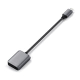 Satechi Jack-stik 3.5 mm til USB-C Adapter m. Lader - Space Grey