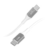 SBS x GREEN_E USB-C til USB-C-kabel 30W med Resirkuleringssett - 1.5 m - Hvit