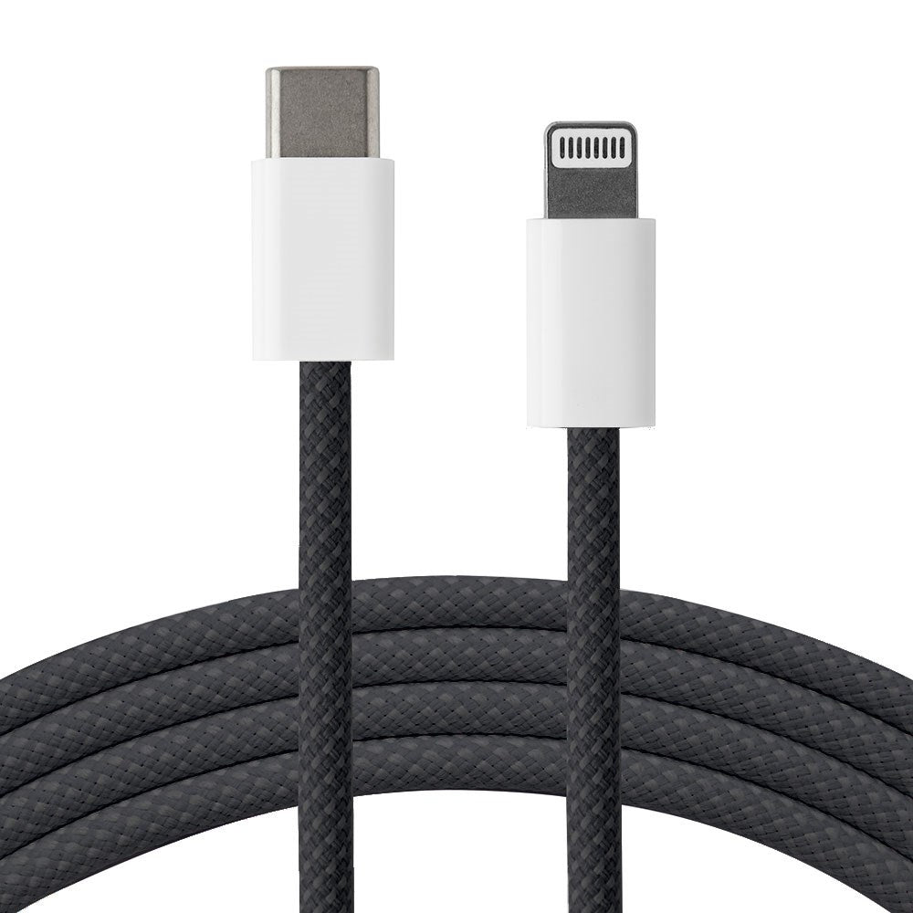 Xceed Braided USB-C til Lightning Kabel PD 60W - 2m - Svart