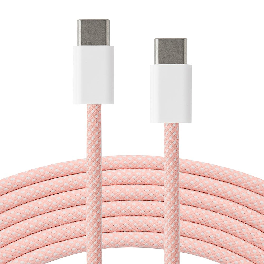 Xceed Braided USB-C til USB-C PD 60W - 2m - Rosa