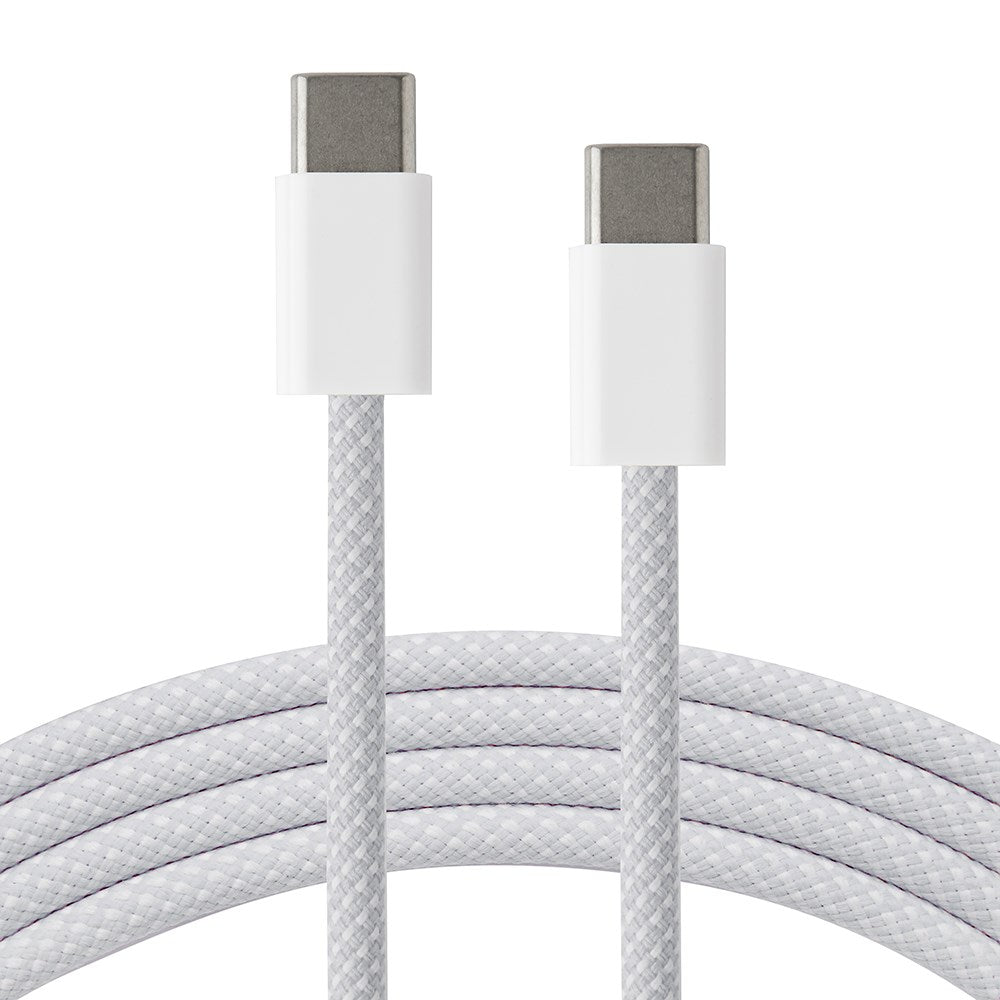 Xceed Braided USB-C til USB-C PD 60W - 1m - Hvit