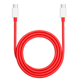 Original OnePlus USB-C til USB-C 12A Data- og Ladekabel 1m - Rød