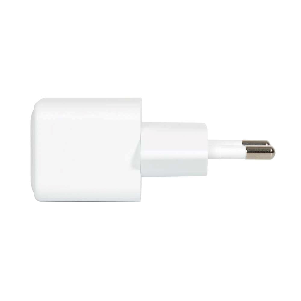 Deltaco Mini Vegglader m. USB-C PD 20W - Hvit