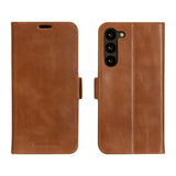 Samsung Galaxy S23 dbramante1928 Copenhagen Skinn Magnet Flip-Deksel - Tan