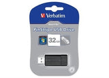 VERBATIM USB Stick 32 GB Store 'N' Go Pin Stripe - Black