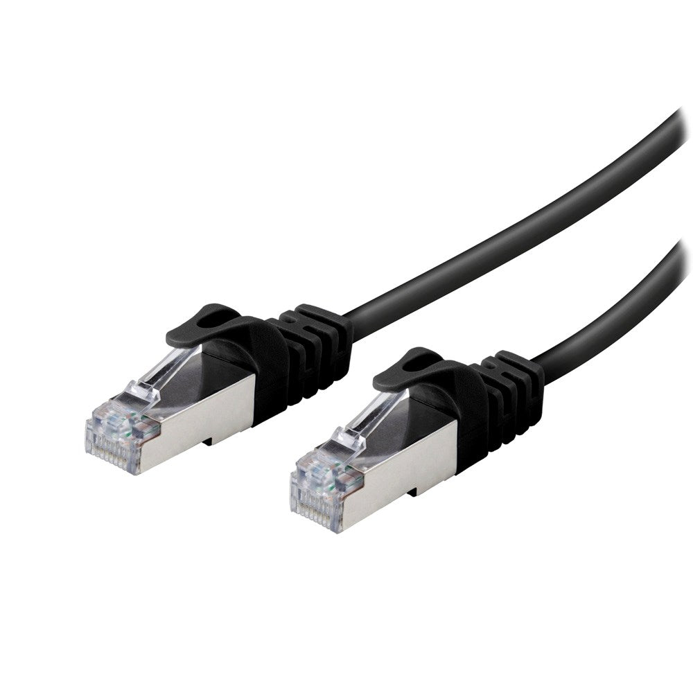 Nettverkskabel RJ45 Cat 8 – 0,5 m – Sort