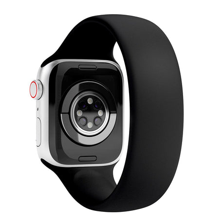 Vonmählen Apple Watch (38/40/SE/41/42mm) Solo Loop Band Small Silikon Reim - Svart