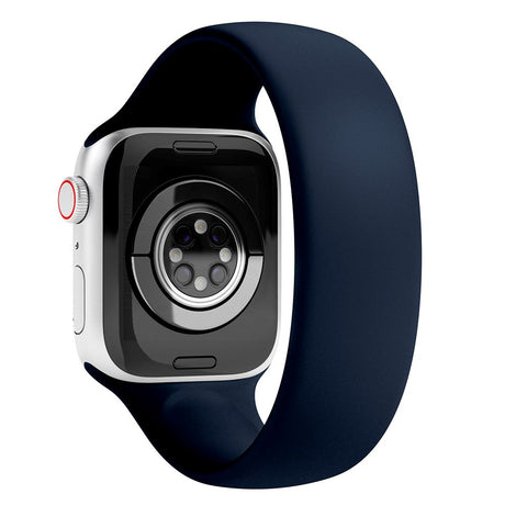 Vonmählen Apple Watch (38/40/SE/41/42mm) Solo Loop Band Small Silikon Reim - Blå