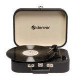 Denver VPL-130 Platespiller med 2 x 10W Høyttalere & Opptaksprogramvare - Svart