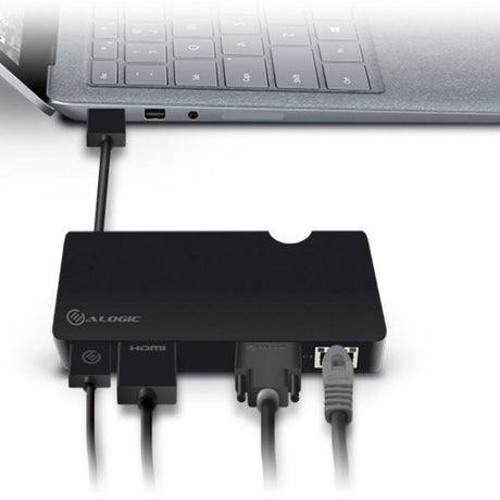 ALOGIC USB Dock med 4 Outputs - Svart