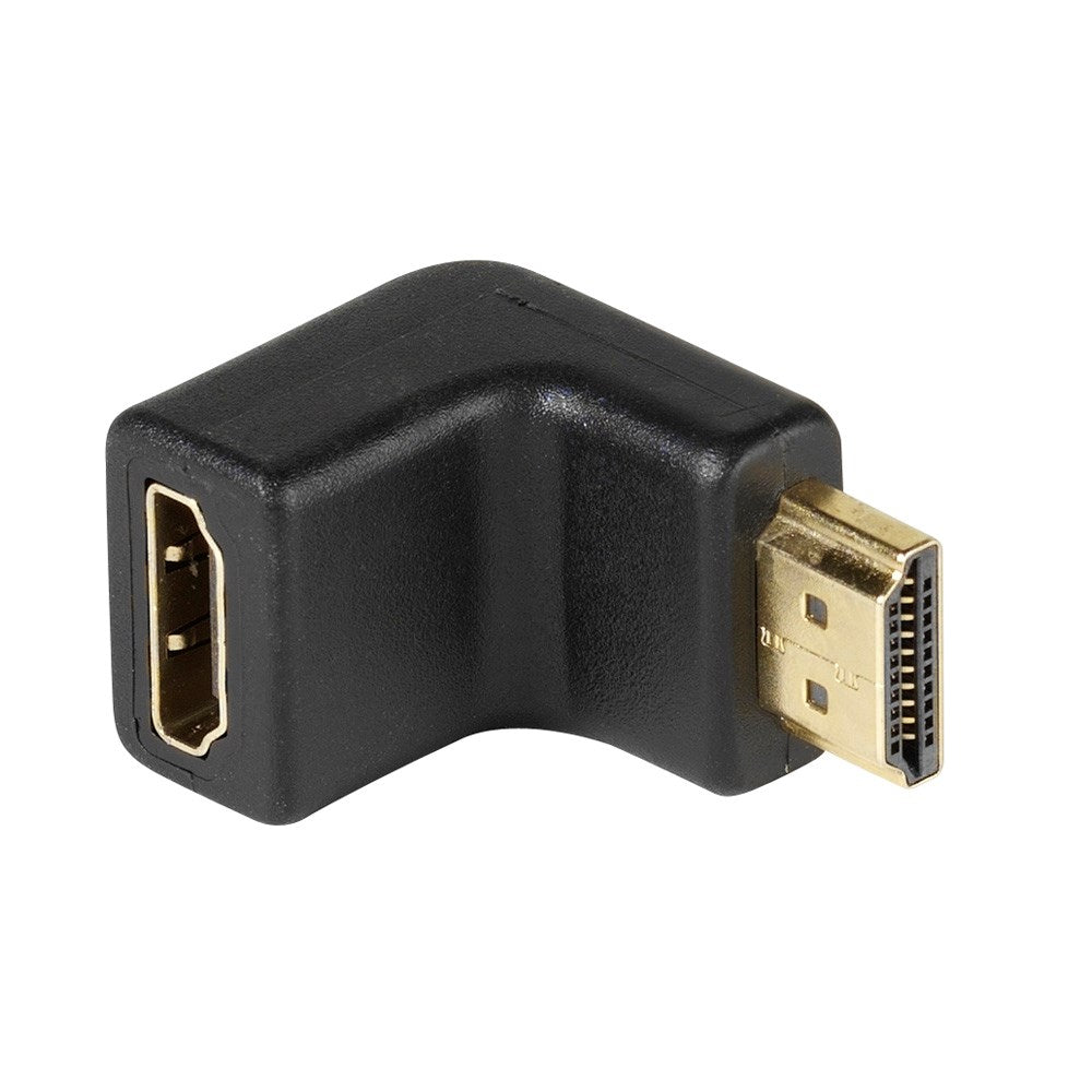 Vivanco HDMI-Adapter (Hunn til Hann) med 90° Vinkel - Svart