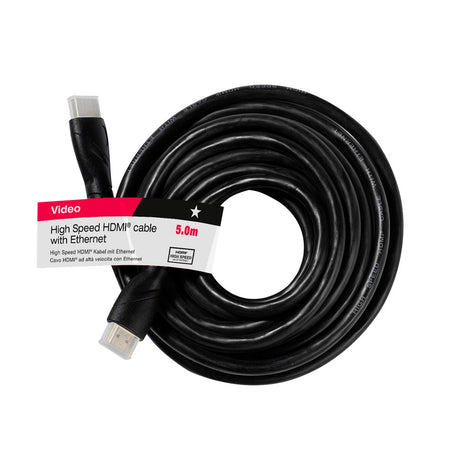 Vivanco HDMI 1.4-Kabel (Hann til Hann) 4K / 24Hz - 5m - Svart