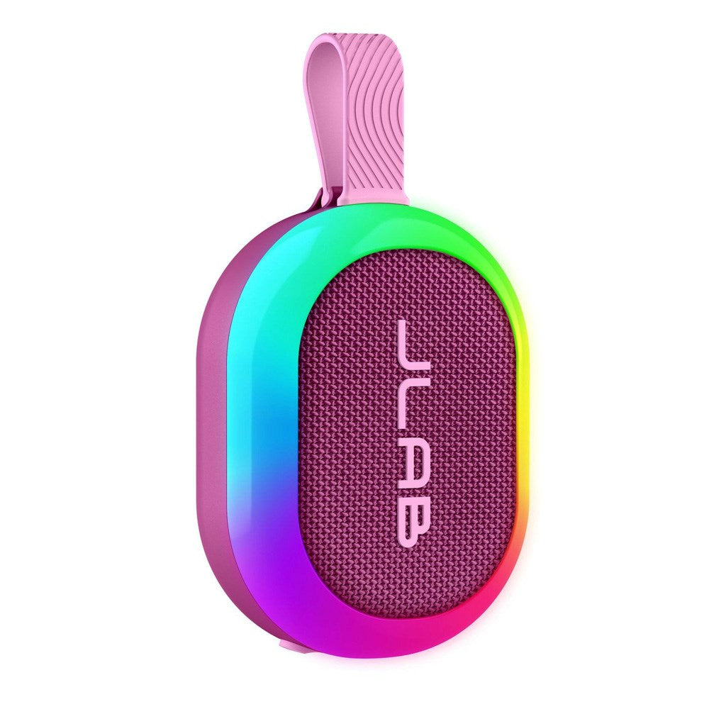 JLab Pop Bluetooth Høyttaler med Lys - Rosa
