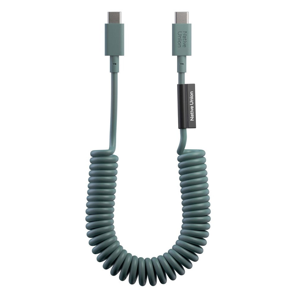 Native Union Pop 60W USB-C til USB-C Kabel - 1.2m - Slate Green