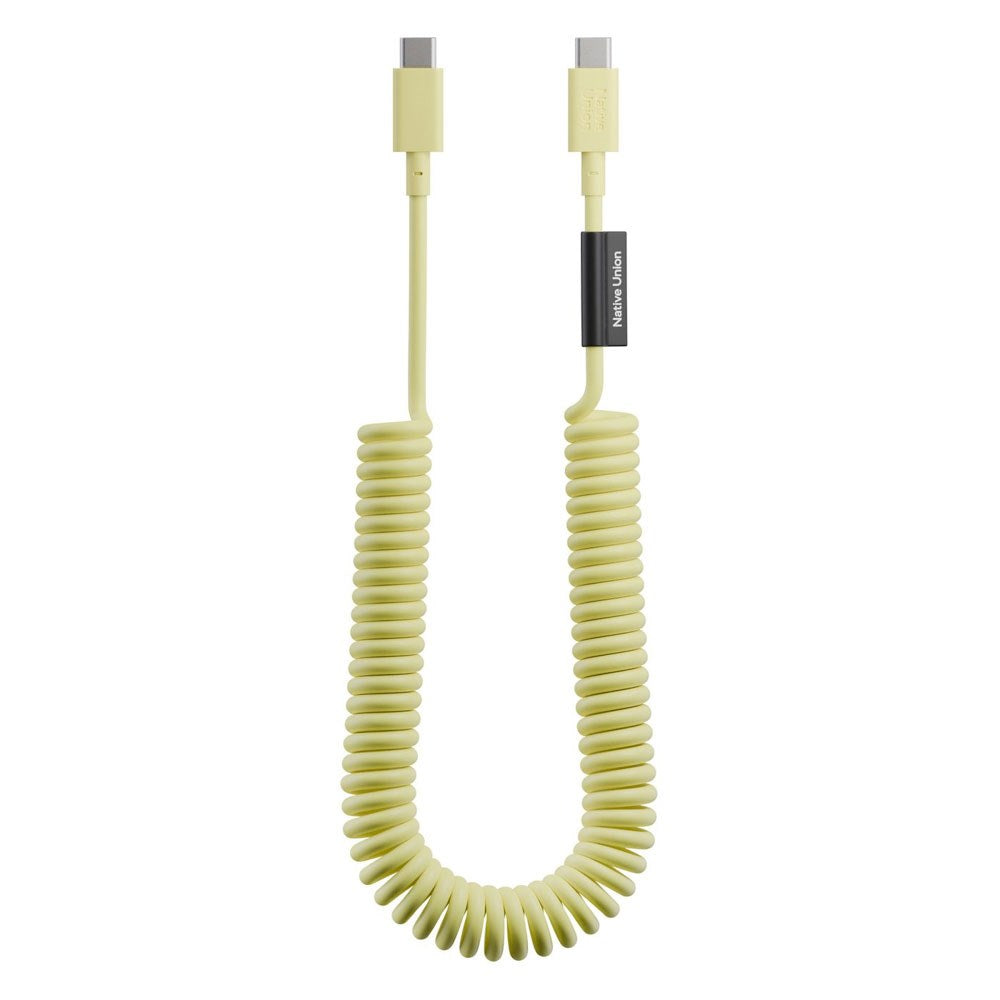 Native Union Pop 60W USB-C til USB-C Kabel - 2.4m - Lemon