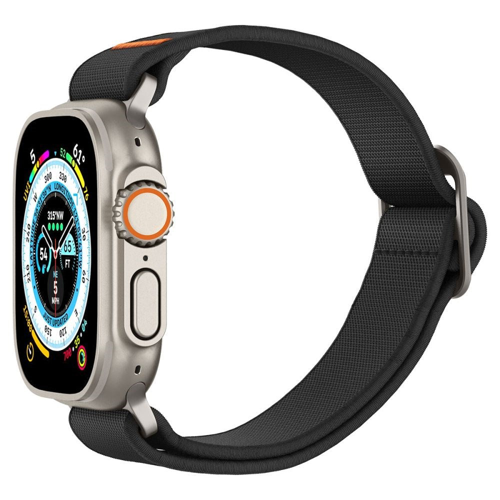 Spigen Fit Lite Ultra Apple Watch (42/44/SE/45/46/49mm) Reim - Svart