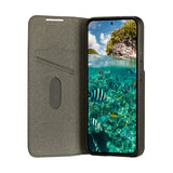 Samsung Galaxy S23 dbramante1928 Oslo Ultra-Slim PU Skinn Flip Deksel med Lommebok - Svart