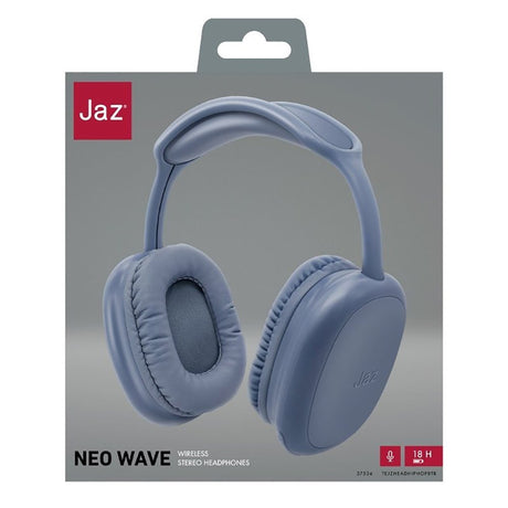 Jaz Neo Wave Trådløse Bluetooth Over-Ear Hodetelefoner - Blå