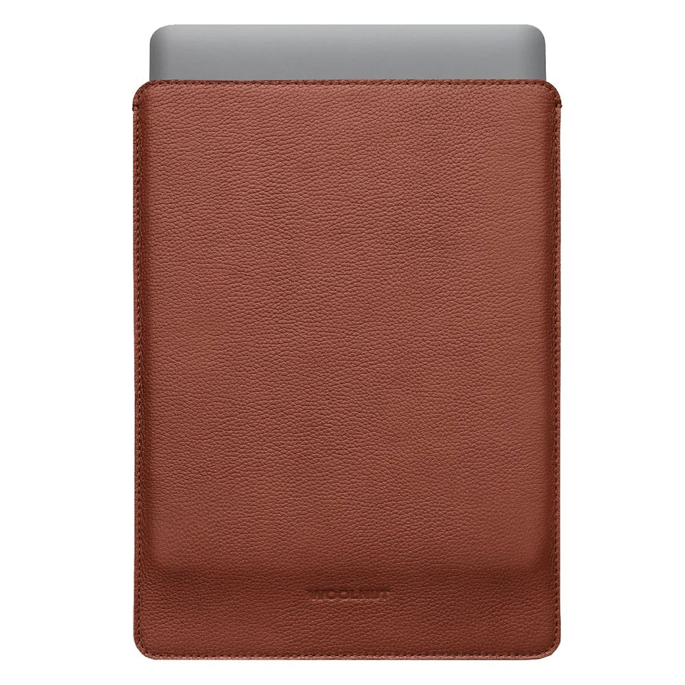 Woolnut Ekte Skinn Sleeve for MacBook / Laptop 13"  (315 x 220mm) - Brun